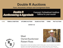 Tablet Screenshot of doublerauctions.net